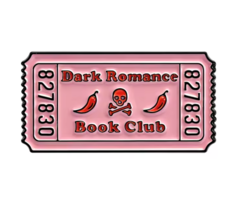 Dark Romance Book Club Enamel Pin ♡ Spicy Booktok Reader Gift! Cute Pink... - $7.91