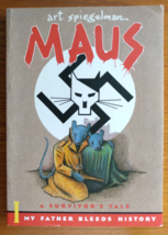 Maus I A Survivor&#39;s Tale My Father Bleeds History Spiegelman banned books softco - £8.37 GBP