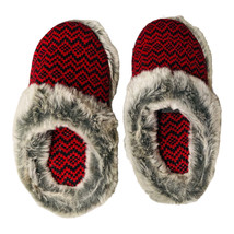 Ofoot Womens Slippers Size 6 / 6.5 Comfortable House Bedroom Soft Knit Fleece - £15.58 GBP