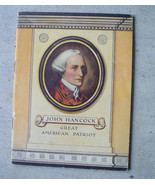 1927 Booklet John Hancock Great American Patriot - £14.01 GBP