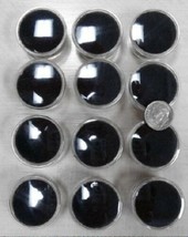 12 Gem jars BLACK foam Inserts display Your gem stones JD023 - £3.07 GBP