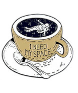 “I Need My Space” Coffee Pin, Space Astronaut Funny Enamel Pin, Lapel Pi... - $5.00