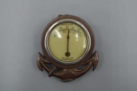 Crescent Art Thermometer Ship&#39;s Anchor Copper Nautical Theme Vtg Irvington NJ - £15.70 GBP