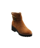 Women Boots Blondo Women&#39;s Waterproof Dagger Fashion Boot Cognac Suede 6 - $29.69