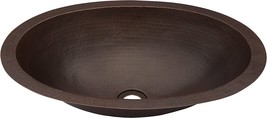 Novatto Quito Copper Bathroom Sink And Oil Rubbed Bronze Strainer Drain - £262.18 GBP