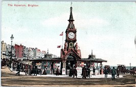 The Aquarium Brighton England Postcard Posted 1908 - £8.82 GBP