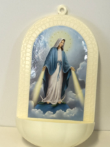 Blessed Mother  5.25&quot; Holy Water Font, New #AB-342-R2 - $2.97