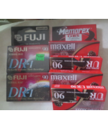 4 Maxell Normal Bias UR 90 Minute Blank Audio Cassette Tapes with 2 Fuji... - £11.06 GBP