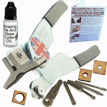 Stained Glass Cutter Tools Glass Drill Bits Guides Drill Wine Bottles for Lamps - £46.96 GBP