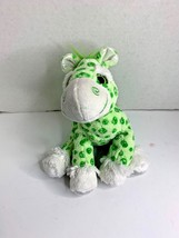 Wild Republic Plush Stuffed animal Toy Green Horse Clydesdale with Peace Sign - £7.79 GBP