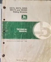 John Deere  TM1491 Technical Manual for GX and SRX Riding Mowers 1982 - $37.40