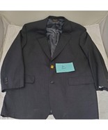 Brooks Brothers Brookwood Mens Charcoal Black Blazer Suit Jacket Sport C... - £58.14 GBP