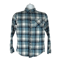 Cherokee Youth Boys Long Sleeved Plaid Button Down Shirt Size Large - £13.19 GBP