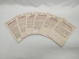 Lot Of (6) Warhammer Fantasy Magic Item Magic Item Cards - £23.29 GBP