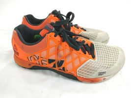 Reebok CrossFit Nano Solar 4.0 Orange White Shoes Women&#39;s 7 Training CF74 - £22.78 GBP