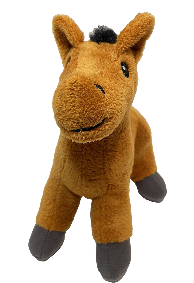 Melissa and Doug Horse Pony Plush 8" Brown Chestnut Feed Groom Stuffed Animal - $12.39