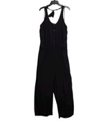 Avenue Jumpsuit Womens 20 Black Rayon Halter Neck Wide Leg Breezy Vacation - £14.05 GBP