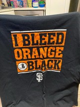 I Bleed Orange &amp; Black Shirt Size XL - $19.80