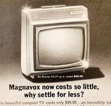 1965 Magnavox The Resorter Model 113 Television Advertisement TV Set E91D - $19.99