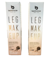 Lot of 2 BestBronze Leg Makeup Full Coverage Leg Spray Make-up New In Pa... - $39.59