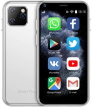 SOYES XS11 8gb Quad Core 2.5&quot; Dual Sim Wi-Fi Android 3g Mini Smartphone White - £87.30 GBP