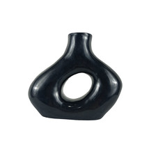 Black Ceramic Vase Farmhouse  Decorative Modern Home Decor for Table Liv... - £47.37 GBP