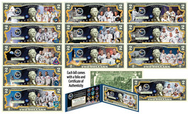 THE APOLLO MISSIONS Space Program NASA Astronauts Official $2 Bills - SE... - £103.79 GBP