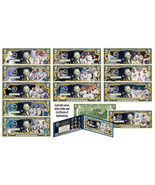 THE APOLLO MISSIONS Space Program NASA Astronauts Official $2 Bills - SE... - £102.59 GBP