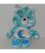 2004 Play Along Care Bears Bedtime bear 7&quot; Plush Stuffed Animal Toy RARE... - $20.66 CAD