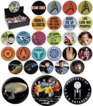 Star Trek The Original Series Button Assortment of 28 Ata-Boy YOU CHOOSE... - £1.57 GBP