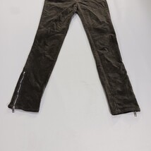 Rag & Bone Women’s Olive Velvet Zipper Leg Corduroy Pants Size 25 Made In USA image 14