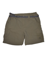 The North Face Shorts Mens 2XL Cargo Nylon Belted Hiking Outdoor Olive G... - £22.71 GBP