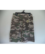 Boy&#39;s Camo Canyon River Blues Cargo Shorts. 29H. 100% Cotton. Husky. Adj... - $15.84