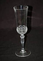 Royal Crystal Rock AUREA Fluted Champagne Glass 24% Lead Clear Ribs &amp; Arches - £19.54 GBP