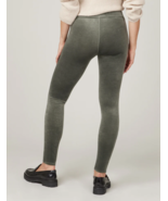 Spanx 2070 Velour Velvet Leggings Dark Palm ( XS ) - $148.82 CAD