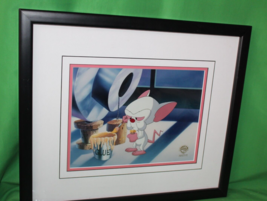 Warner Bros Animaniacs Pinky And The Brain Jockeying For Position Animation Cel - £467.08 GBP