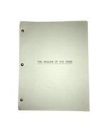 Another Copy of  &quot;The Hollow of His Hand&quot; TV Script by Gilbert Ralston - £354.82 GBP