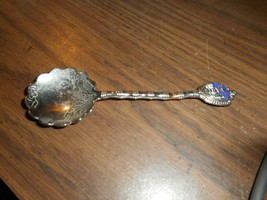 Vintage Iowa State C API Tol, Des Moines Silver Souvenir Spoon/Unique Handle - £7.83 GBP