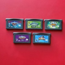 Game Boy Advance Lot 5 Power Rangers Games Dino Thunder Ninja Storm Wild Force - £44.81 GBP