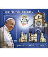 Vatican 2019. Visit of Pope Francis to Romania (MNH OG) Souvenir Sheet - £7.41 GBP