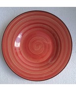 Gibson Home Light Red Color Swirl Designs, Handpainted Collection  Colle... - $34.99