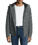 Brooks Brothers Grey Down Insulated Hooded Puffer Parka Jacket, L Large ... - £191.76 GBP