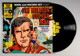 Six Million Dollar Man: Exciting Stories (1977) Vinyl LP + Comic BOOK, Bionic - £12.19 GBP