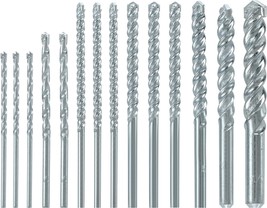 Bosch Bm5000 14-Piece Fast Spiral Rotary Masonry Carbide Tip Bits, Masonry - $31.94