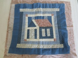 STARTED Handmade PATCHWORK Cotton QUILT WALL HANGING or PILLOW COVER  -1... - £11.15 GBP