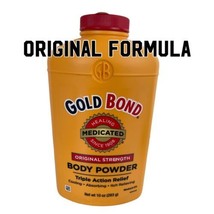 Gold Bond Original Strength Body Powder Medicated 10 oz Original Talc La... - £22.74 GBP