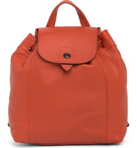 Longchamp Le Pliage Cuir Mini XS Leather Backpack ~NIP~ Rust - £232.91 GBP