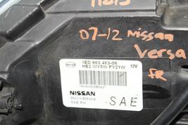 Passenger Right Headlight Hatchback Fits 07-12 VERSA 71418 image 9