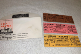 Bread 3 Unused 1972 Concert Tickets &amp; Original Will Call Envelope Krnt Theater - £16.22 GBP