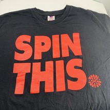 Spin This Wheel of Fortune Logo T-Shirt Black Sz Large Distressed TV Gam... - $9.95